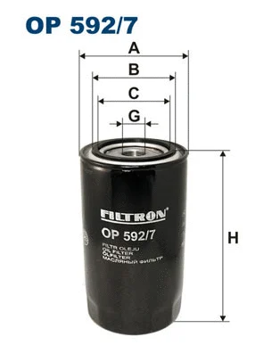 Oil Filter (OP 592/7)