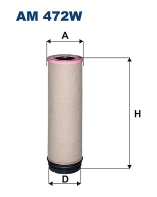 Secondary Air Filter (AM 472W)