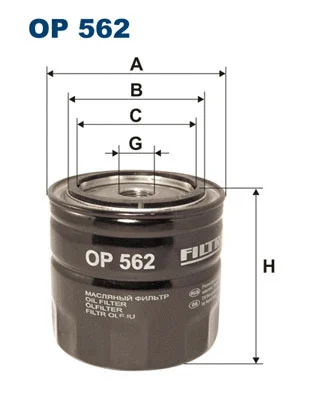 Oil Filter (OP 562)