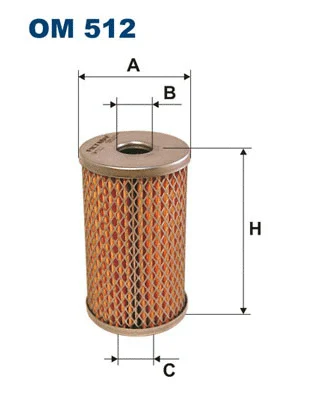 Hydraulic Filter, steering (OM 512)