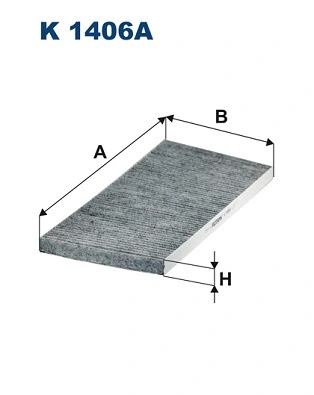 Filter, cabin air (K 1406A)