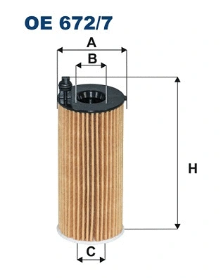 Oil Filter (OE 672/7A)