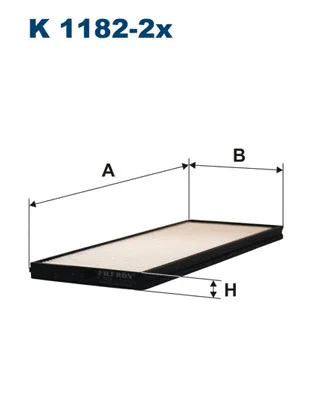 Filter, cabin air (K 1182-2x)