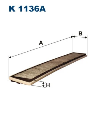 Filter, cabin air (K 1136A)