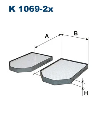Filter, cabin air (K 1069-2x)