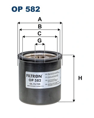 Oil Filter (OP 582)