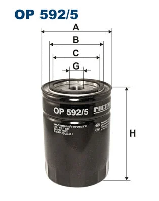 Oil Filter (OP 592/5)