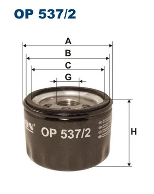 Oil Filter (OP 537/2)