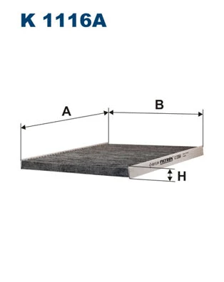 Filter, cabin air (K 1116A)