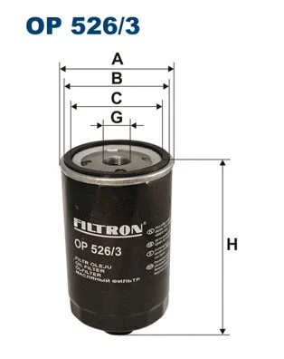 Oil Filter (OP 526/3)