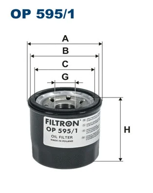 Oil Filter (OP 595/1)