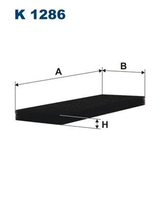 Filter, cabin air (K 1286)