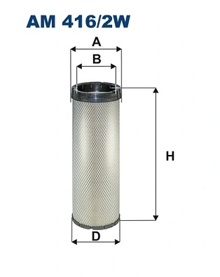 Secondary Air Filter (AM 416/2W)