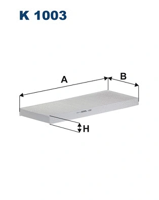 Filter, cabin air (K 1003)