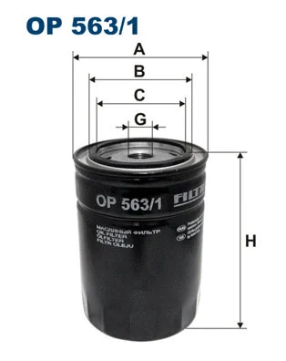 Oil Filter (OP 563/1)