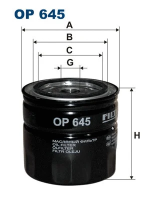 Oil Filter (OP 645)