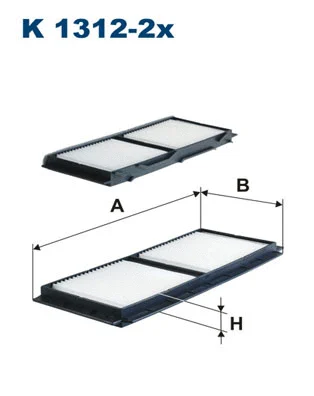 Filter, cabin air (K 1312-2x)