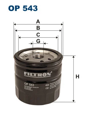 Oil Filter (OP 543)