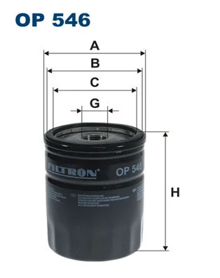 Oil Filter (OP 546)