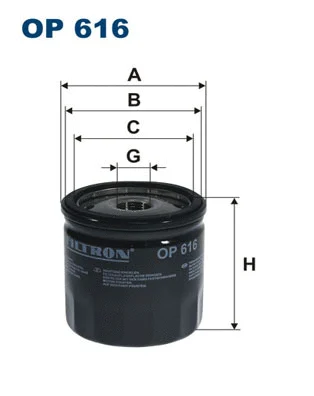 Oil Filter (OP 616)