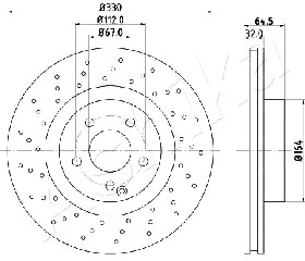 Brake Disc (60-00-0541)