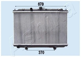 Radiator, engine cooling (RDA213042)
