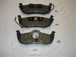 Brake Pad Set, disc brake (51-00-001)