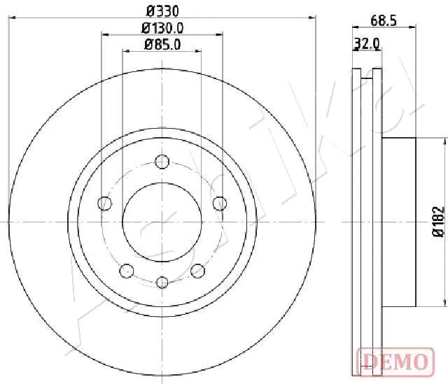 Brake Disc (60-00-0957C)
