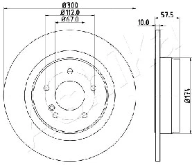 Brake Disc (61-00-0509)