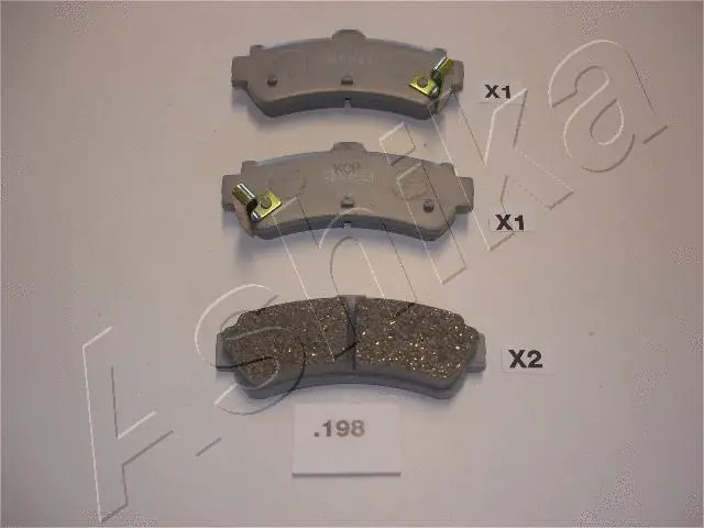 Brake Pad Set, disc brake (51-01-198)
