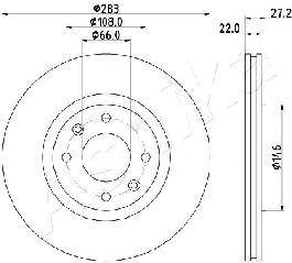 Brake Disc (60-00-0626)