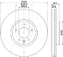 Brake Disc (60-00-0954)