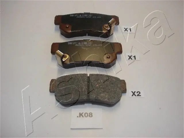 Brake Pad Set, disc brake (51-0K-K08)