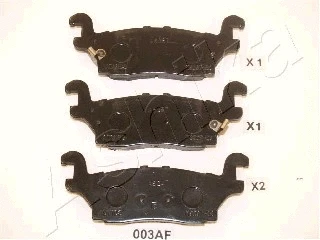 Brake Pad Set, disc brake (51-00-003)