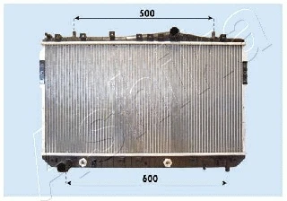 Radiator, engine cooling (RDA313021)