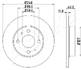 Brake Disc (61-00-0200)