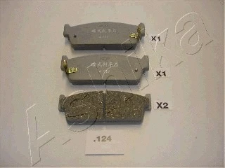 Brake Pad Set, disc brake (51-01-124)