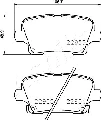 Brake Pad Set, disc brake (51-00-0407)