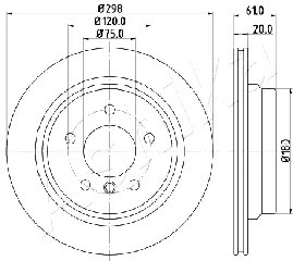 Brake Disc (61-00-0120)