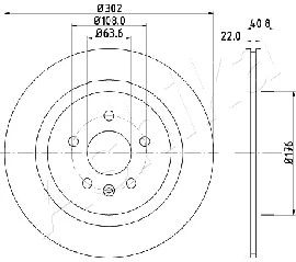 Brake Disc (61-00-0328)