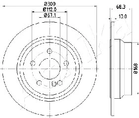 Brake Disc (61-00-0513)