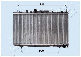 Radiator, engine cooling (RDA153098)