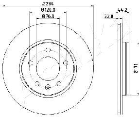 Brake Disc (61-00-0925)