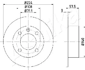 Brake Disc (61-00-0614)