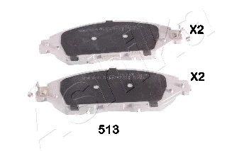 Brake Pad Set, disc brake (50-05-513)