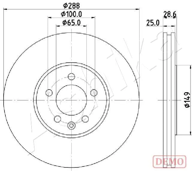 Brake Disc (60-00-0950C)