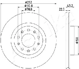Brake Disc (61-00-0205)