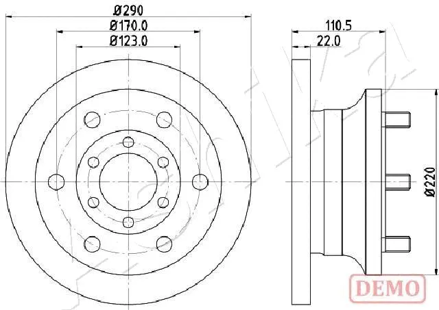 Brake Disc (60-00-0256C)
