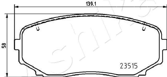 Brake Pad Set, disc brake (50-05-531)