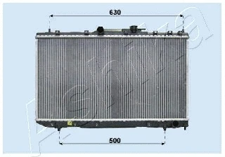 Radiator, engine cooling (RDA153007)